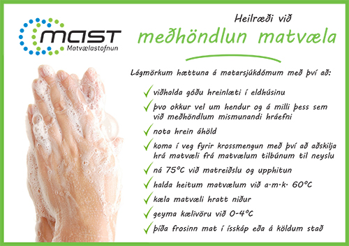 Heilræði við meðhöndlun matvæla