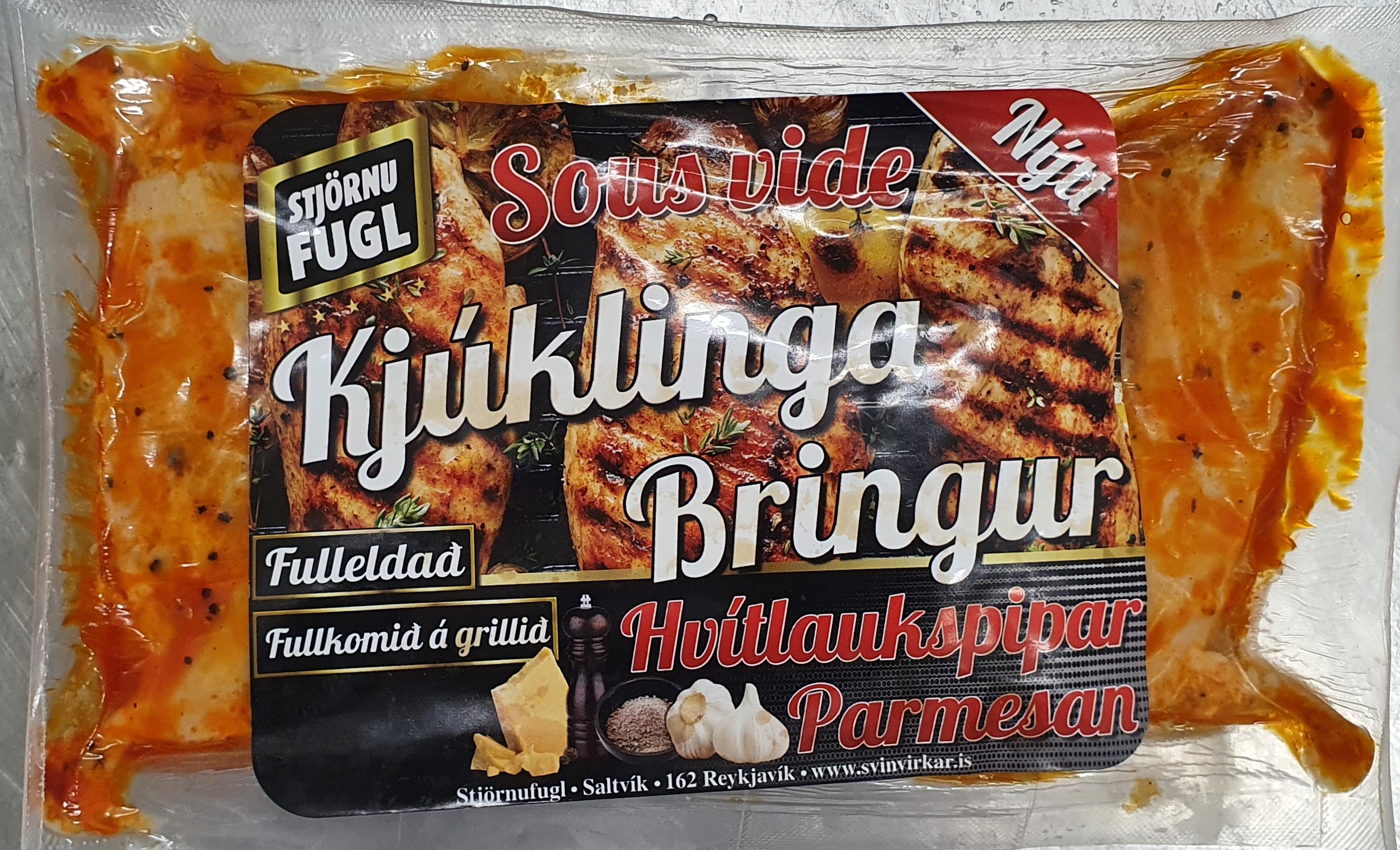 Stjörnufugls Sous vide kjúklingabringur